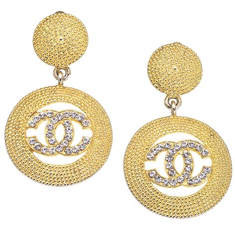 chanel dangle earrings replica|chanel earrings outlet.